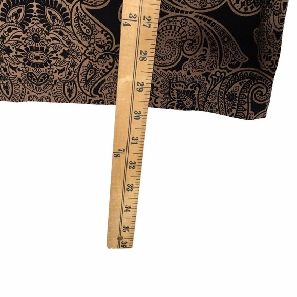 Coco Bianco Tunic Top Women's M Boho Floral Blouse Bell Sleeve Romantic - Picture 8 of 9